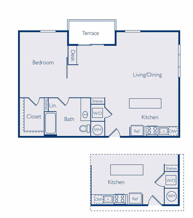 Unit 1459 1147 floor plan